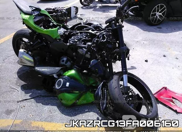 JKAZRCG13FA006160 2015 Kawasaki ZR1000, G