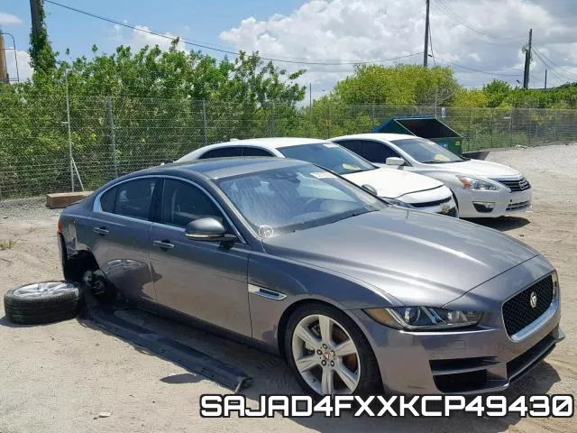 SAJAD4FXXKCP49430 2019 Jaguar XE, Premium