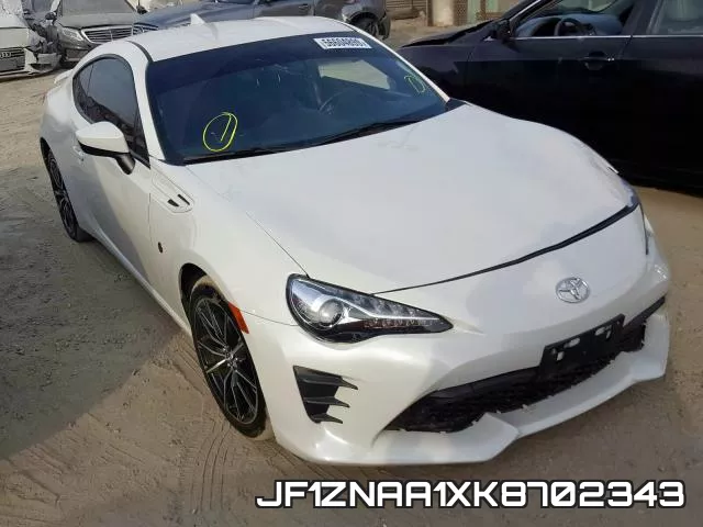JF1ZNAA1XK8702343 2019 Toyota 86