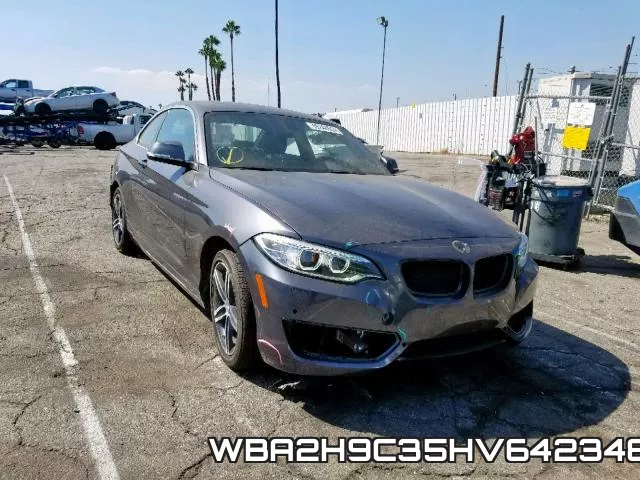 WBA2H9C35HV642348 2017 BMW 2 Series, 230XI