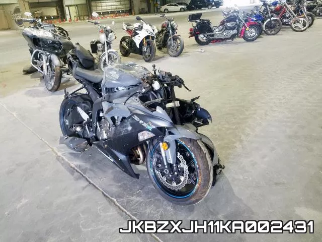 JKBZXJH11KA002431 2019 Kawasaki ZX636, K
