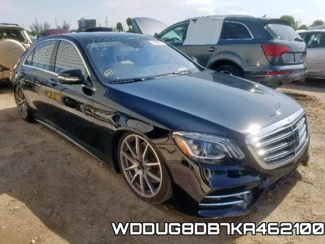 WDDUG8DB7KA462100 2019 Mercedes-Benz S-Class,  560