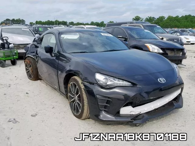 JF1ZNAA18K8701188 2019 Toyota 86
