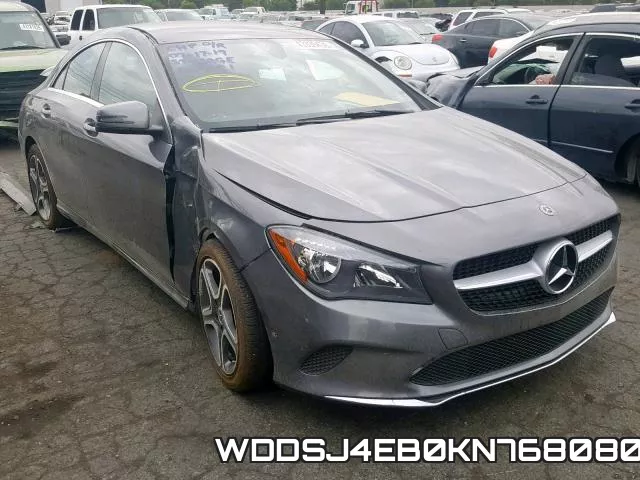 WDDSJ4EB0KN768080 2019 Mercedes-Benz CLA-Class,  250
