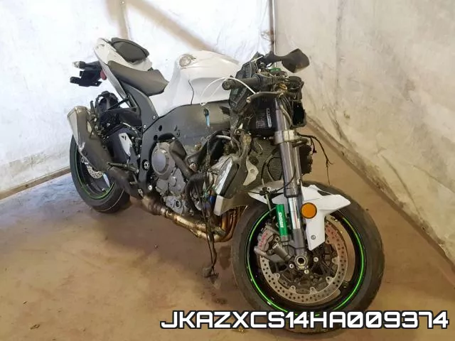 JKAZXCS14HA009374 2017 Kawasaki ZX1000, S