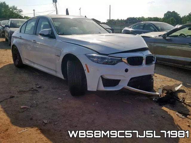 WBS8M9C57J5L71981 2018 BMW M3