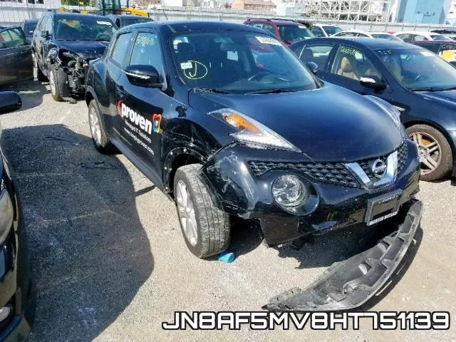 JN8AF5MV8HT751139 2017 Nissan Juke,  S