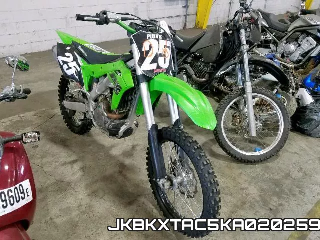 JKBKXTAC5KA020259 2019 Kawasaki KX252, A