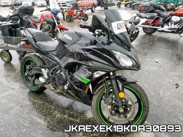 JKAEXEK18KDA30893 2019 Kawasaki EX650, F