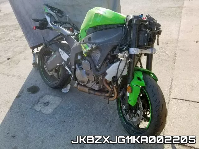 JKBZXJG11KA002205 2019 Kawasaki ZX636, K