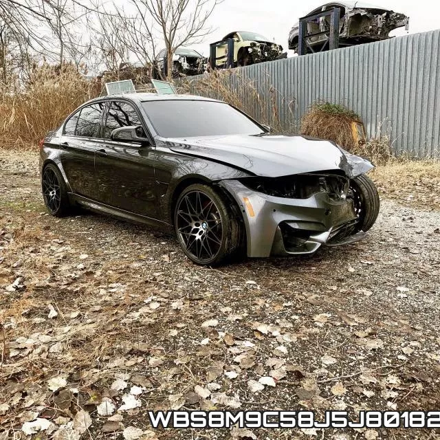 WBS8M9C58J5J80182 2018 BMW M3