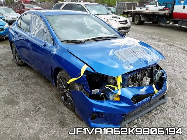 JF1VA1A62K9806194 2019 Subaru WRX