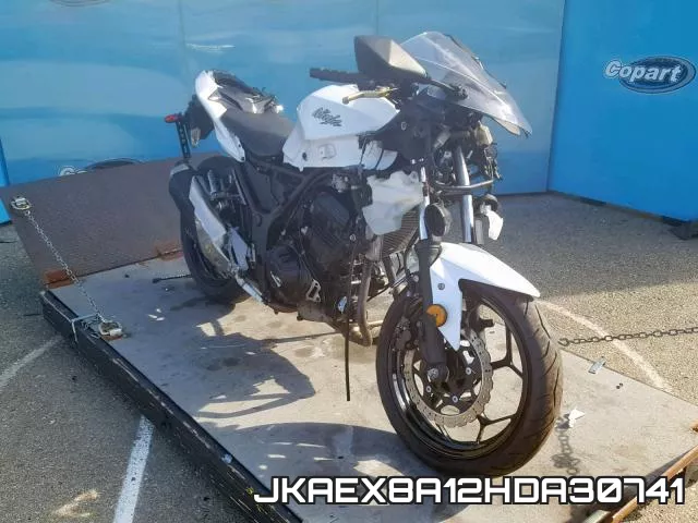 JKAEX8A12HDA30741 2017 Kawasaki EX300, A