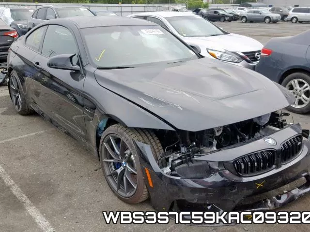 WBS3S7C59KAC09320 2019 BMW M4, CS
