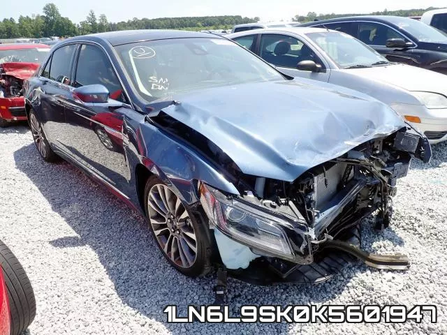1LN6L9SK0K5601947 2019 Lincoln Continental,  Select