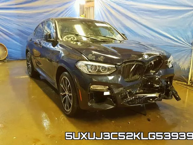 5UXUJ3C52KLG53939 2019 BMW X4, Xdrive30I