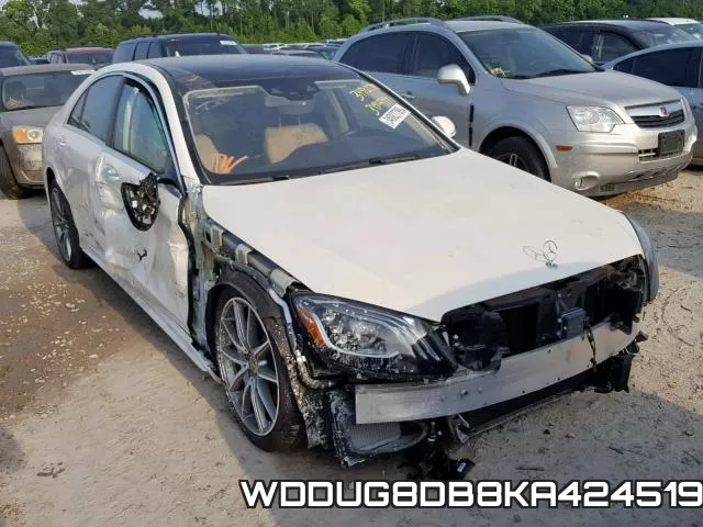 WDDUG8DB8KA424519 2019 Mercedes-Benz S-Class,  560