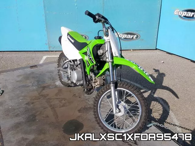 JKALXSC1XFDA95478 2015 Kawasaki KLX110, C