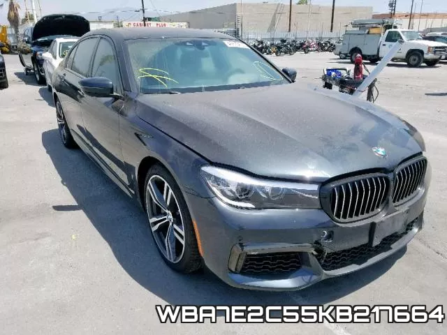 WBA7E2C55KB217664 2019 BMW 7 Series, 740 I