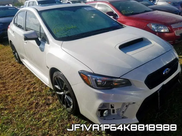 JF1VA1P64K8818988 2019 Subaru WRX, Limited