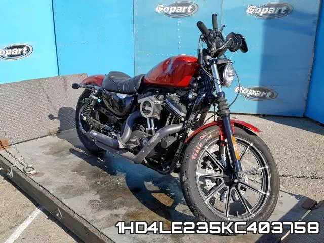 1HD4LE235KC403758 2019 Harley-Davidson XL883, N