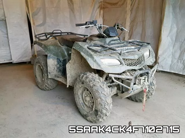 5SAAK4CK4F7102715 2015 Suzuki LT-A400, F