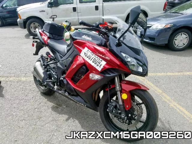 JKAZXCM16GA009260 2016 Kawasaki ZX1000, M