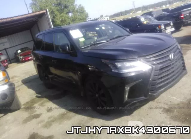 JTJHY7AX8K4300670 2019 Lexus LX, 570