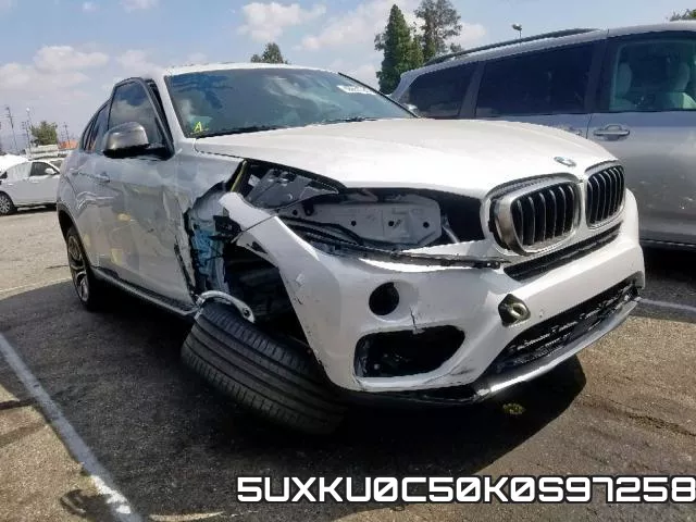 5UXKU0C50K0S97258 2019 BMW X6, Sdrive35I