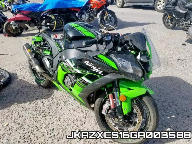 JKAZXCS16GA003588 2016 Kawasaki ZX1000, S