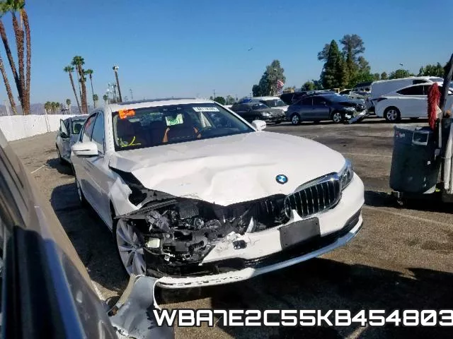 WBA7E2C55KB454803 2019 BMW 7 Series, 740 I