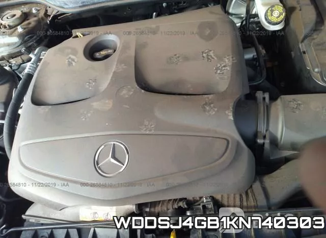 WDDSJ4GB1KN740303 2019 Mercedes-Benz CLA-Class,  250 4Matic