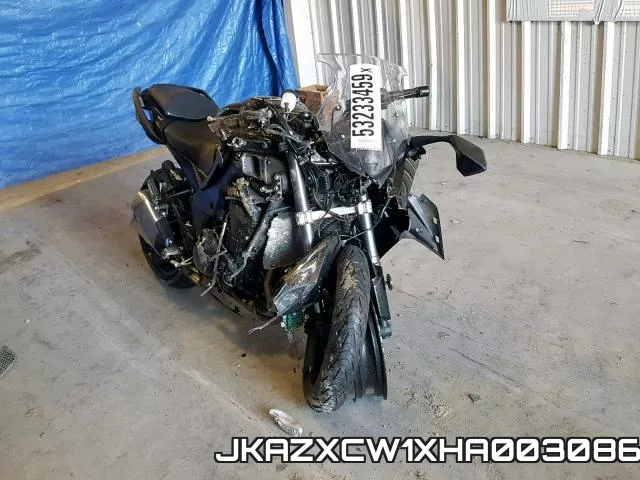 JKAZXCW1XHA003086 2017 Kawasaki ZX1000, W