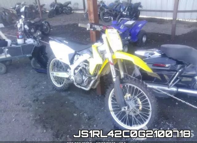 JS1RL42C0G2100718 2016 Suzuki RM-Z450