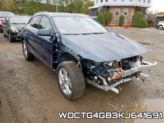 WDCTG4GB3KJ641691 2019 Mercedes-Benz GLA-Class,  250 4Matic