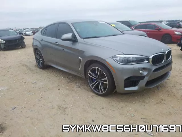 5YMKW8C56H0U71697 2017 BMW X6, M