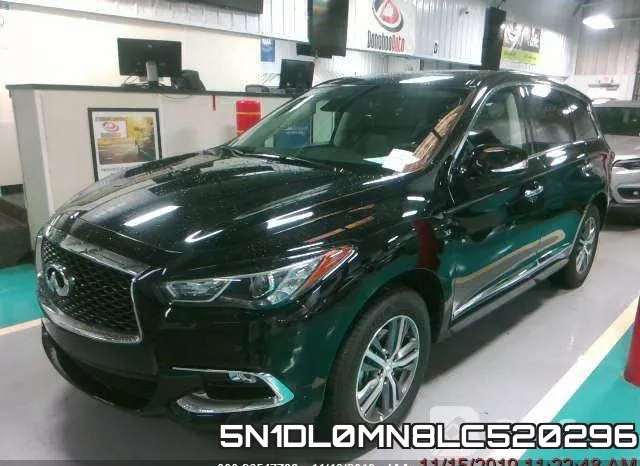 5N1DL0MN8LC520296 2020 Infiniti QX60, Luxe/Pure