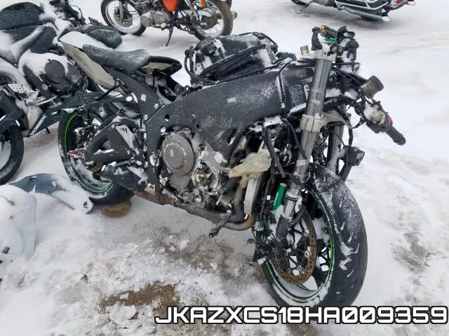 JKAZXCS18HA009359 2017 Kawasaki ZX1000, S