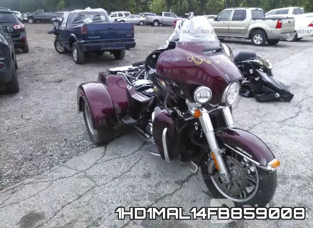 1HD1MAL14FB859008 2015 Harley-Davidson FLHTCUTG, Tri Glide Ultra