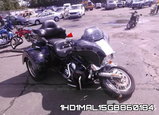 1HD1MAL15GB860184 2016 Harley-Davidson FLHTCUTG, Tri Glide Ultra