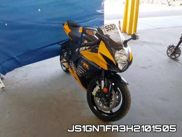JS1GN7FA3H2101505 2017 Suzuki GSX-R600