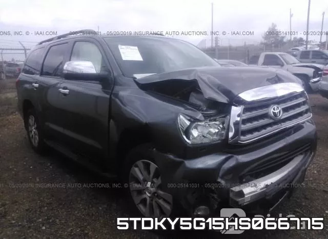5TDKY5G15HS066775 2017 Toyota Sequoia, Limited