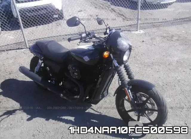 1HD4NAA10FC500598 2015 Harley-Davidson XG500