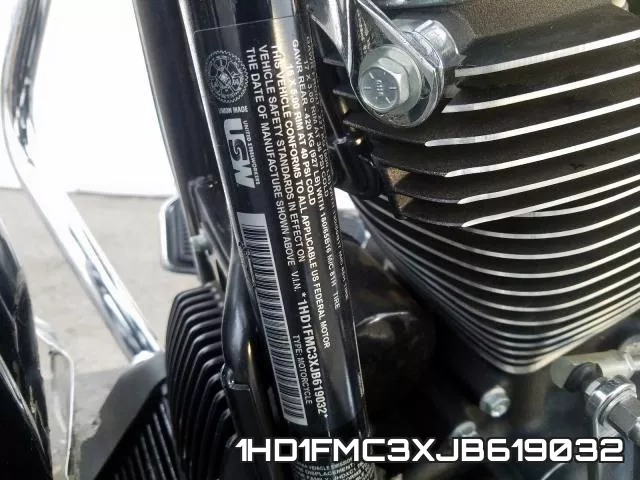 1HD1FMC3XJB619032 2018 Harley-Davidson FLHTP, Police Electra Glide