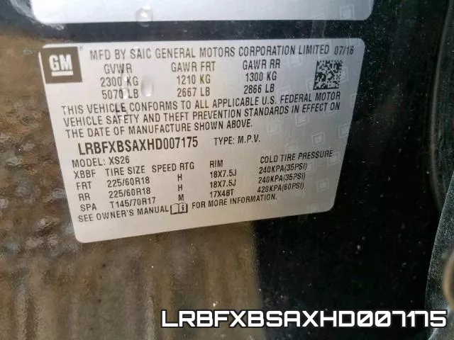 LRBFXBSAXHD007175