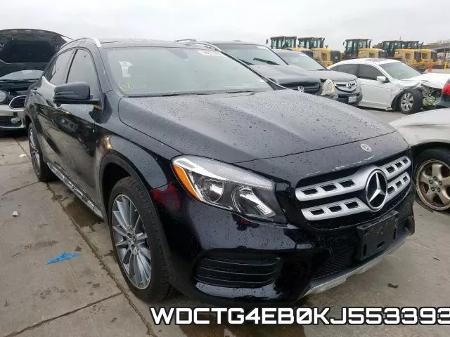 WDCTG4EB0KJ553393 2019 Mercedes-Benz GLA-Class,  250