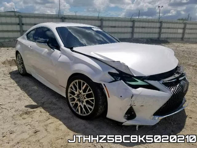 JTHHZ5BC8K5020210 2019 Lexus RC, 300