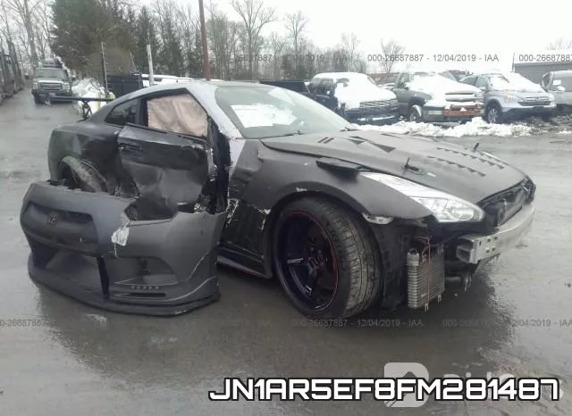 JN1AR5EF8FM281487 2015 Nissan GT-R, Premium/Black