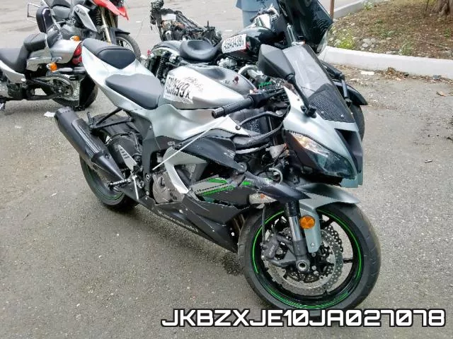 JKBZXJE10JA027078 2018 Kawasaki ZX636, E