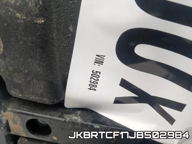 JKBRTCF17JB502984 2018 Kawasaki KRT800, F